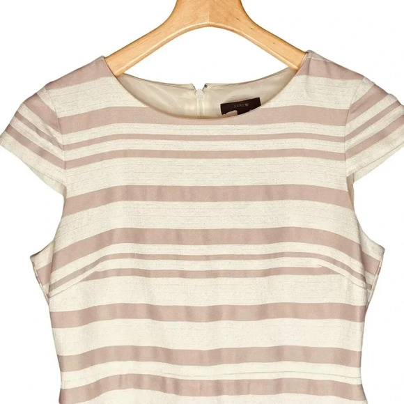 J Crew Double Stripe Cap Sleeve Sheath Dress - Picture 3 of 13